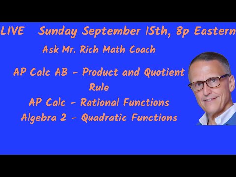 Mr. Rich Q&A Sunday September 15th