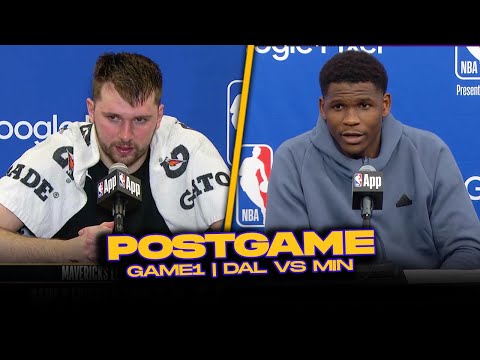 Mavs/Timberwolves Postgame, Luka, Kyrie, Edwards, KAT, Coaches Reactions | 2024 WCF, GM1