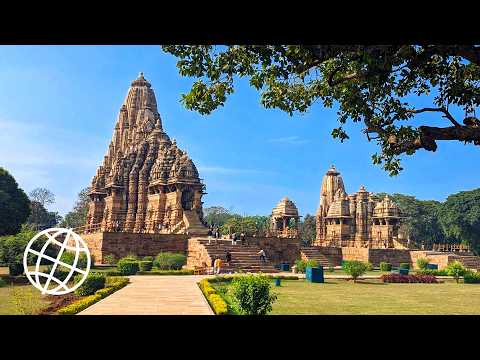 Khajuraho Temples, Madhya Pradesh, India  [Amazing Places 4K]