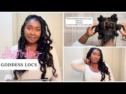 HOW TO INSTALL FAUX LARGE GODDESS LOCS | TANELLE IRENE