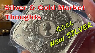 NEW SILVER + SILVER GOLD MARKET THOUGHTS (Queen's Beasts Completer and other Royal Mint products)