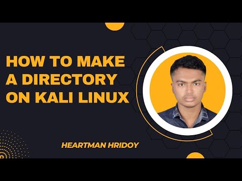 How to make a directory on kali linux