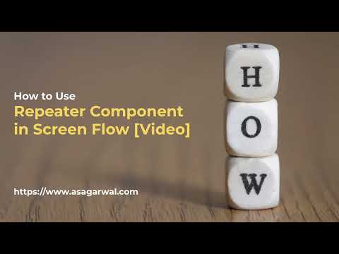 How to Use Repeater Component in Screen Flow