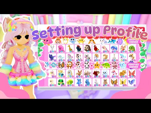 Setting Up My Profile! Roblox Adopt Me