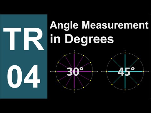 TR-04: Angle Measurement in Degrees (Trigonometry series by Dennis F. Davis)