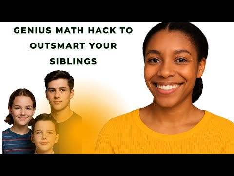 Genius Math Hack to OUTSMART Your Siblings #maths #mathematics