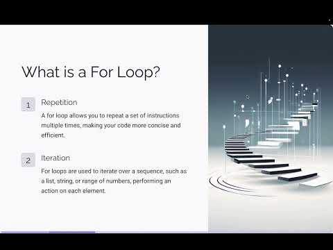 Python - For-Loops | For kids and anyone who is starting to learn to code
