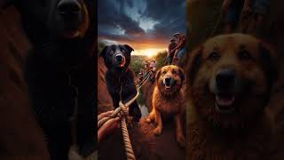 A Tale of Courage and Unity #Unity #Teamwork #Courage #MoralStory #Dogs #ShortStory #doglover #bhfyp