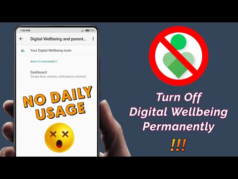 How to Turn Off Digital Wellbeing permanently | 🔥🔥