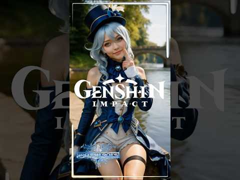 Genshin Impact Furina in Real  Life| AI-Generated  2025 #GenshinImpact #Furina