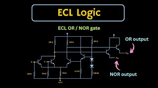 ECL Logic Explained | ECL OR and NOR gate explained