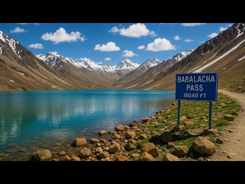"Heaven on Earth: Baralacha Pass का सफर ❄️🏔️"