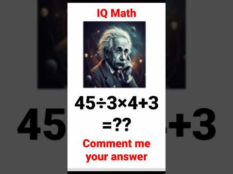 IQ math practise..... #maths #mathpuzzle#iqtest