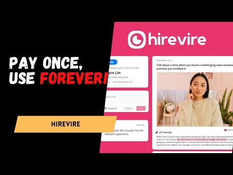 Hirevire: Screen Job Candidates with Asynchronous Video Interviews 🎥✅ | AppSumo Deal