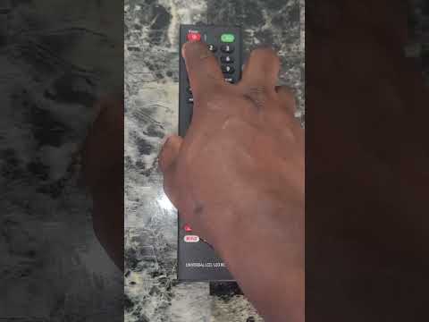 how to set the universal LCD/LED TV remote control (RM-014S+) with Direct Code Entry