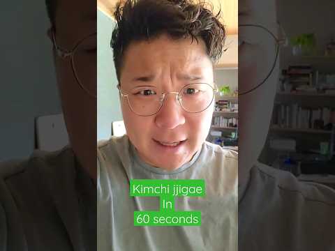 kimchi jjigae in 60 seconds #koreanfood #food #韓国料理 #요리 #foodlover 　