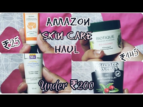 Amazon Shopping Haul | Skincare and Makeup Products Under ₹200 |Mini Haul |Starts from 25 |SkyIsReal