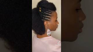 SIMPLE & QUICK HAIRSTYLE #naturalhairstyles #protectivehairstyles #naturalhair #protectivestyles