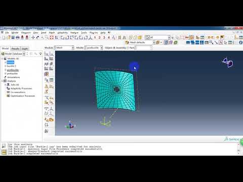 Abaqus tutorial Step-By-Step Composite postbuckle with riks method
