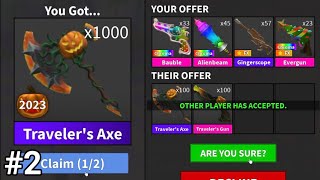 MM2 TRADING MONTAGE #2 (ABSURD WINS!!!)