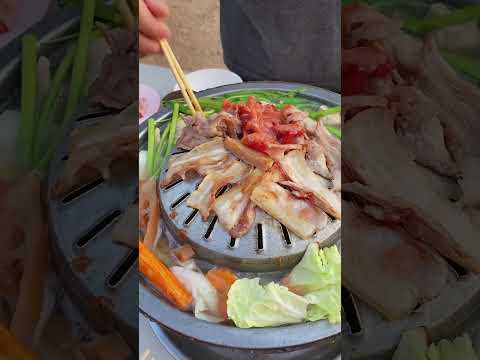 หมูกะทะอร่อยมากกกก  #กิน #หมูกะทะ #food #shortvideo