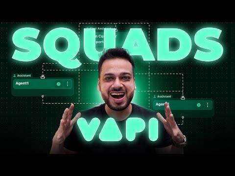 VAPI AI Squads Tutorial For Real Estate | VoiceAI Automation