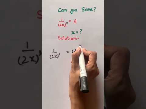 Can You Solve This Math Olympiad Question ?