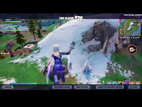 Chill Fortnite Spectate | No Talking Just Upbeat Music & Feel-Good Vibes | Live Gameplay
