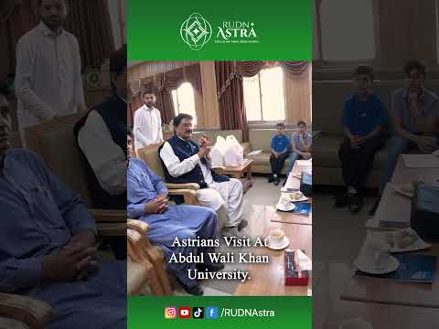 Rudn Astra Students Visit Abdul Wali Khan University | Learning & Inspiration