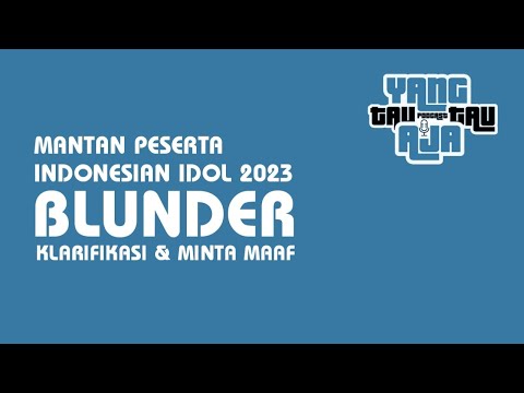 BLUNDER SAAT LIVE, MANTAN PESERTA INDONESIAN IDOL 2023 MINTA MAAF #salmasalsabil #indonesianidol