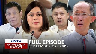 UNTV: Hataw Balita Ngayon | September 29, 2025