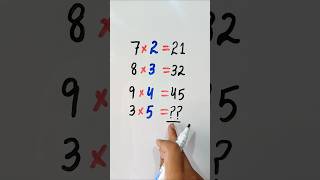 multiplication numbers IQ test😊#logic #logicalreasoning #mathstricks #hardmath #learnmath #braintest