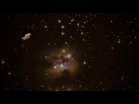 floating in space and surrounded by stars for 1 hour