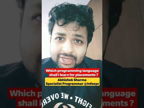 Which Programming Language to learn for placements #shorts