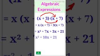 Algebraic Expression Class 8 #mathstrending #mathspuzzle #mathstricks #mathsequence #arthmeticmath