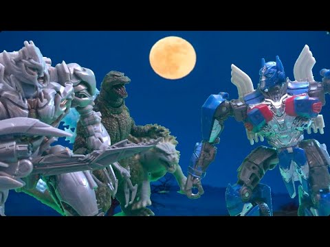 Godzilla vs Optimus Prime  Part 3/4 (Stop Motion)