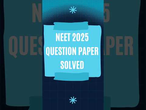 NEET 2025 Solved #neet2025 #biology #mcqncert #ncertbiology #neet #reels #video #shorts #biology