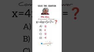 Solve This Simple Equation 99% Fail😱 #mathchallenge #viral #challenge