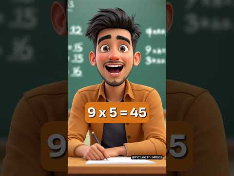 9x Times Tables - Easy & Fun Maths for Kids! #kidslearning #kidsmaths #timestables #kidsfunlearning