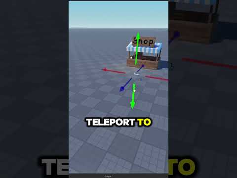 Roblox Studio Tip 28: GUI Teleport Button! #roblox #robloxstudio #coding #scripting