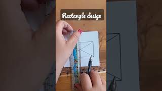 Rectangle design#shorts #short video#drawing