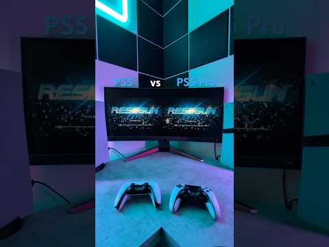 PS5 vs PS5 Pro RESOGUN Boot Up Test