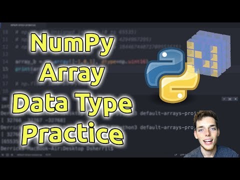 Default Arrays Data Types Practice - Learn NumPy Series