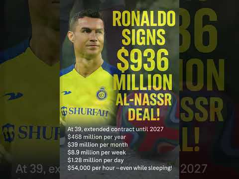 Cristiano Ronaldo’s recent contract extension with Al-Nassr⚽ #cristianoronaldo #alnassr #Ronaldo2027