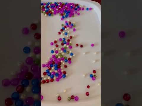 Running away Beads😂 #fun #satisfying #asmr #shorts