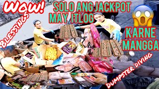 DUMPSTER DIVING/GRABE DAMING BLESSINGS MAY MGA MANGGA KARNE ITLOG AT IBA PA/LIFE IN CANADA #viral 