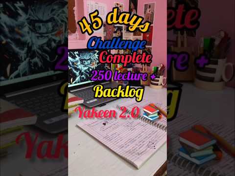 DAY 1 🥺📕👩‍⚕️ l 45 DAYS CHALLENGE ✨️ l YAKEEN 2.0 l #pw #neet2026 #motivation #shorts