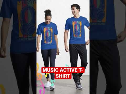 Music active T-shirt #shortvideo #tshirt #music
