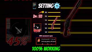 Free Fire Headshot setting 2024 ⚡ Best Sensitivity Settings ⚙️| Sensitivity + Hud Settings Free Fire