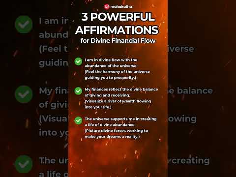 3 Affirmations for Divine Financial Flow